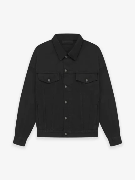 Essentials Denim Jet Jacket Black