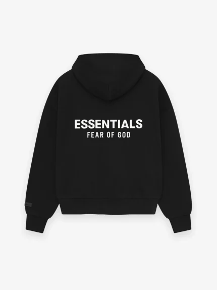 Fear Of God Essentials Classic Black Hoodie