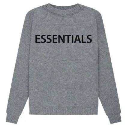 Essentials Overlapped – Gray Sweatshirt