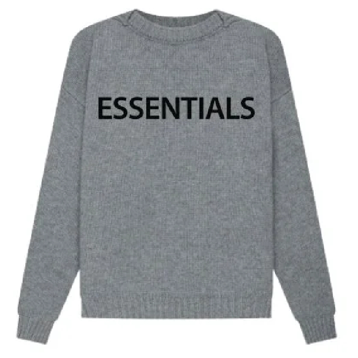 Essentials Overlapped – Gray Sweatshirt Essentials Overlapped – Gray Sweatshirt