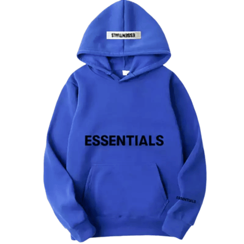 Blue Essentials Hoodie Blue Essentials Hoodie